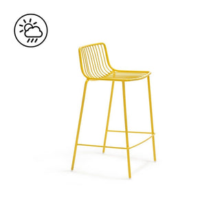 Pedrali Nolita 3657 garden stool with seat H.65 cm. - Buy now on ShopDecor - Discover the best products by PEDRALI design