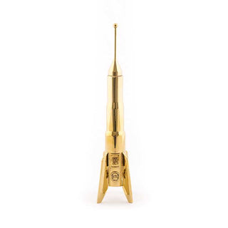 Diesel with Seletti Cosmic Diner Hard Rocket candle holder small gold - Buy now on ShopDecor - Discover the best products by DIESEL LIVING WITH SELETTI design