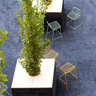Pedrali Nolita 3657 garden stool with seat H.65 cm. - Buy now on ShopDecor - Discover the best products by PEDRALI design