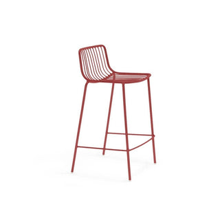 Pedrali Nolita 3657 garden stool with seat H.65 cm. Pedrali Red RO200 - Buy now on ShopDecor - Discover the best products by PEDRALI design