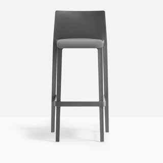 Pedrali Volt 678 stool for outdoor use with seat H.76 cm. Pedrali Anthracite grey GA - Buy now on ShopDecor - Discover the best products by PEDRALI design