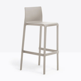 Pedrali Volt 678 stool for outdoor use with seat H.76 cm. Pedrali Beige BE200E - Buy now on ShopDecor - Discover the best products by PEDRALI design