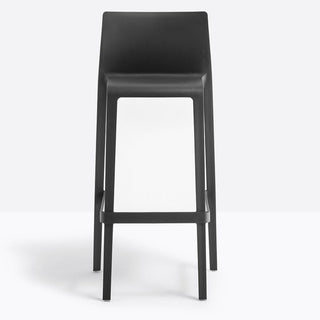 Pedrali Volt 678 stool for outdoor use with seat H.76 cm. Black - Buy now on ShopDecor - Discover the best products by PEDRALI design