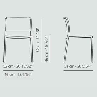 Kartell Audrey chair - Buy now on ShopDecor - Discover the best products by KARTELL design