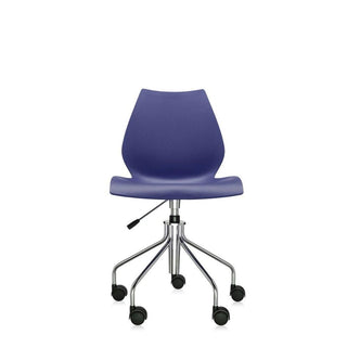 Kartell Maui swivel chair Kartell Navy blue 3M - Buy now on ShopDecor - Discover the best products by KARTELL design