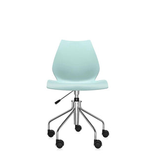 Kartell Maui swivel chair Kartell Light blue 8M - Buy now on ShopDecor - Discover the best products by KARTELL design