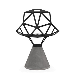 Magis Chair One chair with concrete base Magis Black 5130 - Buy now on ShopDecor - Discover the best products by MAGIS design