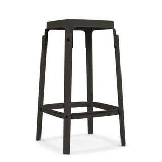 Magis Steelwood Stool h. 68 cm. Magis Black/Black - Buy now on ShopDecor - Discover the best products by MAGIS design