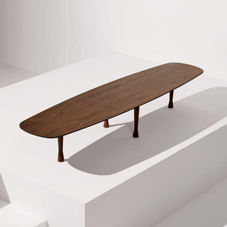 Nomon Única Mesa Long Coffee Table Walnut - Buy now on ShopDecor - Discover the best products by NOMON design