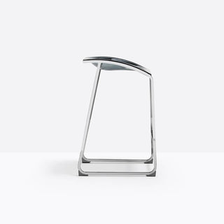 Pedrali Arod 500 steel stool with seat H.65 cm. - Buy now on ShopDecor - Discover the best products by PEDRALI design