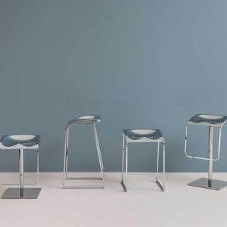 Pedrali Arod 500 steel stool with seat H.65 cm. - Buy now on ShopDecor - Discover the best products by PEDRALI design
