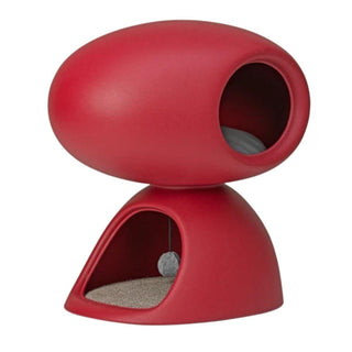 Qeeboo Cat Cave kennel for cats bordeaux Buy now on Shopdecor