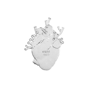 Seletti Love In Bloom Glass heart vase in glass Buy now on Shopdecor