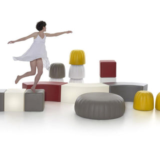 Slide Gelée Grand Pouf Soft Polyurethane by Roberto Paoli - Buy now on ShopDecor - Discover the best products by SLIDE design