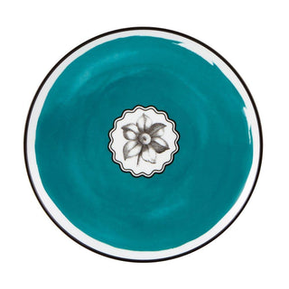 Vista Alegre Herbariae dessert plate peacock diam. 23 cm. - Buy now on ShopDecor - Discover the best products by VISTA ALEGRE design