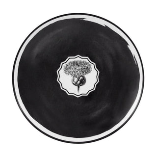 Vista Alegre Herbariae dessert plate black diam. 23 cm. - Buy now on ShopDecor - Discover the best products by VISTA ALEGRE design