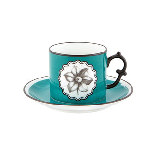 Vista Alegre Herbariae tea cup and saucer peacock - Buy now on ShopDecor - Discover the best products by VISTA ALEGRE design